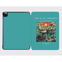 Thumbnail for VINTAGE G4076 - The Arctic Amphibian - Designed iPad & Samsung Tablet Cases design on turquoise ipad