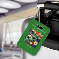 Thumbnail for VINTAGE G4078 - The Headland Light - Acrylic Luggage Tags design on green