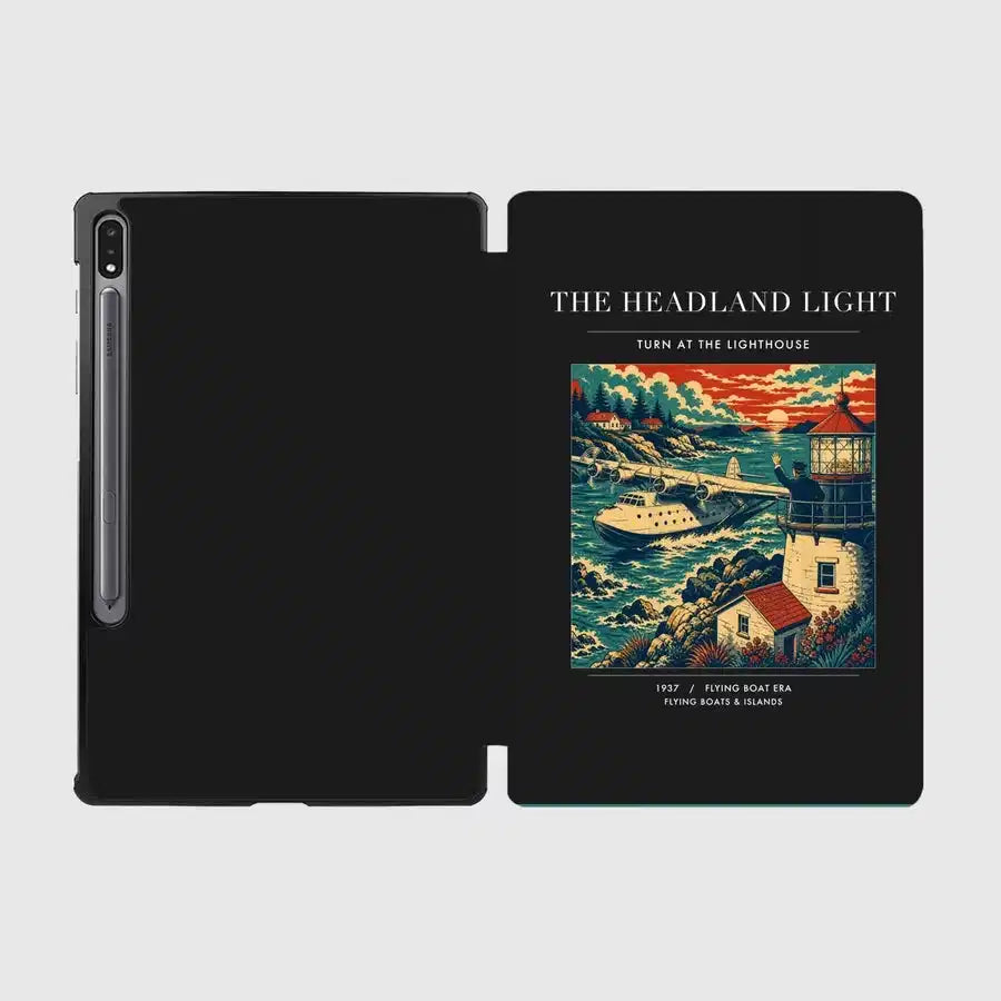 VINTAGE G4078 - The Headland Light - Designed iPad & Samsung Tablet Cases design on black samsung