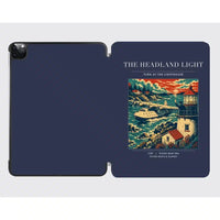 Thumbnail for VINTAGE G4078 - The Headland Light - Designed iPad & Samsung Tablet Cases design on navyblue ipad