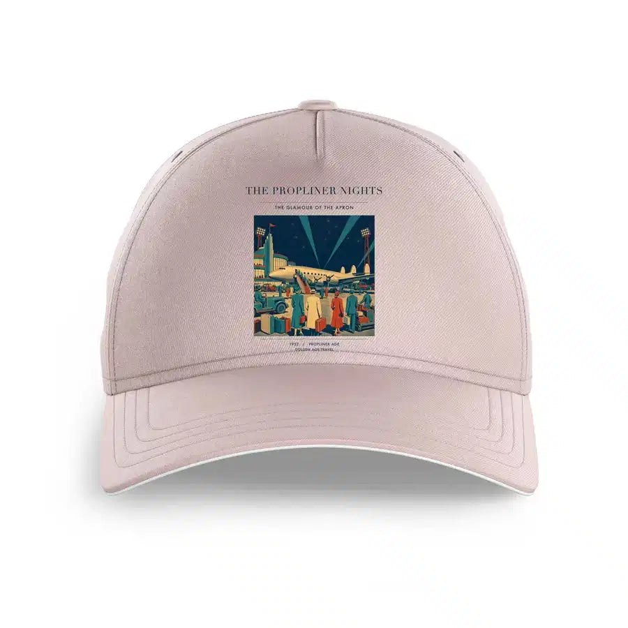 VINTAGE G4080 - The Propliner Nights - Printed Hat design on pink