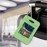 Thumbnail for VINTAGE G4080 - The Propliner Nights - Acrylic Luggage Tags design on lightgreen