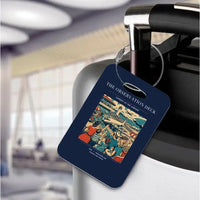 Thumbnail for VINTAGE G4081 - The Observation Deck - Acrylic Luggage Tags design on navyblue
