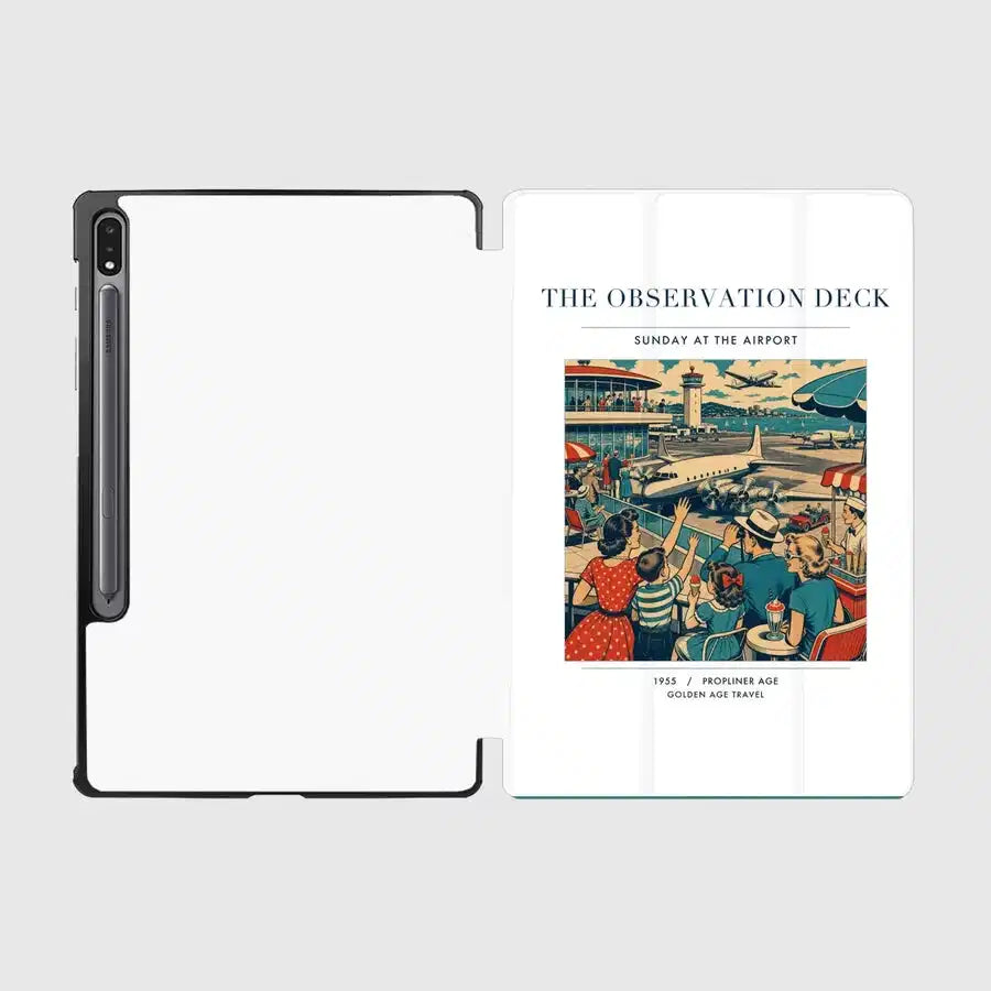 VINTAGE G4081 - The Observation Deck - Designed iPad & Samsung Tablet Cases design on white samsung