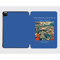 Thumbnail for VINTAGE G4081 - The Observation Deck - Designed iPad & Samsung Tablet Cases design on blue ipad