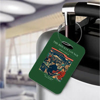 Thumbnail for VINTAGE G4082 - The Red-Eye Lounge - Acrylic Luggage Tags design on darkgreen