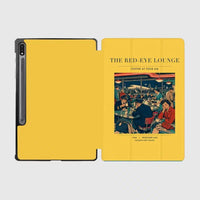 Thumbnail for VINTAGE G4082 - The Red-Eye Lounge - Designed iPad & Samsung Tablet Cases design on yellow samsung