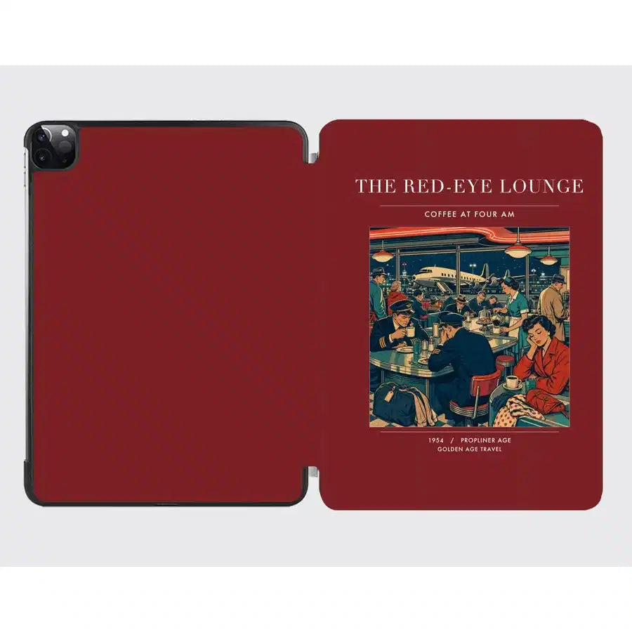 VINTAGE G4082 - The Red-Eye Lounge - Designed iPad & Samsung Tablet Cases design on darkred ipad