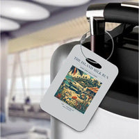 Thumbnail for VINTAGE G4084 - The Island Milk Run - Acrylic Luggage Tags design on lightgray