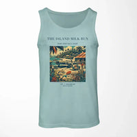 Thumbnail for VINTAGE G4084 - The Island Milk Run - Designed Tank Tops design on lightgreen