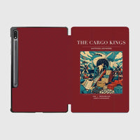 Thumbnail for VINTAGE G4085 - The Cargo Kings - Designed iPad & Samsung Tablet Cases design on darkred samsung