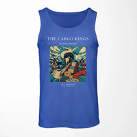Thumbnail for VINTAGE G4085 - The Cargo Kings - Designed Tank Tops design on blue