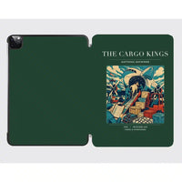 Thumbnail for VINTAGE G4085 - The Cargo Kings - Designed iPad & Samsung Tablet Cases design on darkgreen ipad