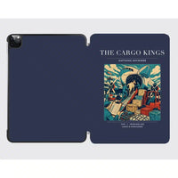 Thumbnail for VINTAGE G4085 - The Cargo Kings - Designed iPad & Samsung Tablet Cases design on navyblue ipad