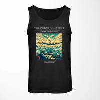 Thumbnail for VINTAGE G4086 - The Polar Shortcut - Designed Tank Tops design on black