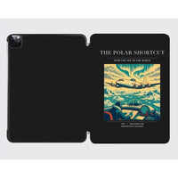 Thumbnail for VINTAGE G4086 - The Polar Shortcut - Designed iPad & Samsung Tablet Cases design on black ipad