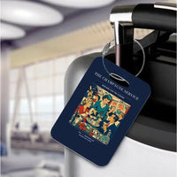Thumbnail for VINTAGE G4087 - The Champagne Service - Acrylic Luggage Tags design on navyblue