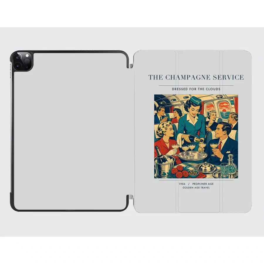 VINTAGE G4087 - The Champagne Service - Designed iPad & Samsung Tablet Cases design on lightgray ipad