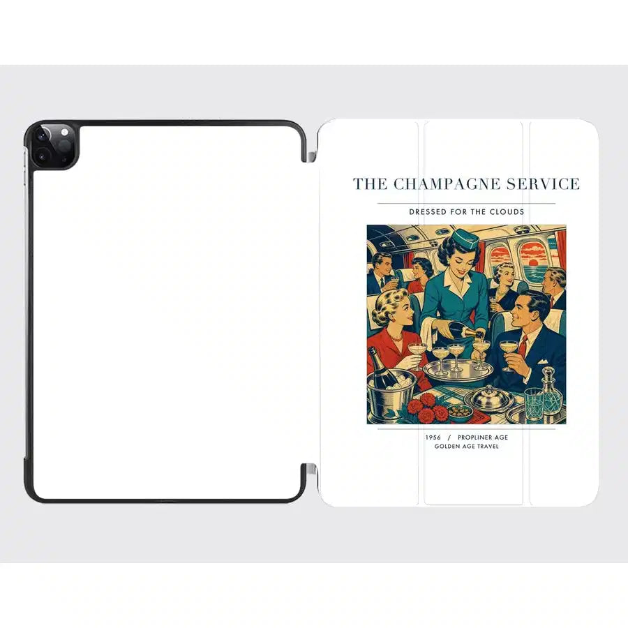 VINTAGE G4087 - The Champagne Service - Designed iPad & Samsung Tablet Cases design on white ipad
