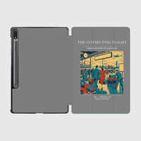 Thumbnail for VINTAGE G4088 - The Connecting Flight - Designed iPad & Samsung Tablet Cases design on gray samsung