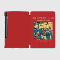 Thumbnail for VINTAGE G4088 - The Connecting Flight - Designed iPad & Samsung Tablet Cases design on red samsung