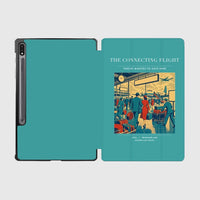 Thumbnail for VINTAGE G4088 - The Connecting Flight - Designed iPad & Samsung Tablet Cases design on turquoise samsung