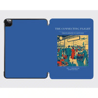 Thumbnail for VINTAGE G4088 - The Connecting Flight - Designed iPad & Samsung Tablet Cases design on blue ipad