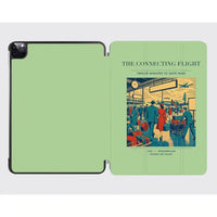 Thumbnail for VINTAGE G4088 - The Connecting Flight - Designed iPad & Samsung Tablet Cases design on lightgreen ipad