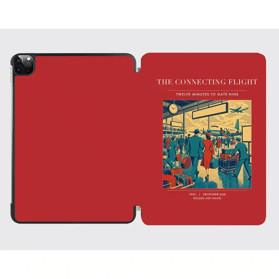 VINTAGE G4088 - The Connecting Flight - Designed iPad & Samsung Tablet Cases design on red ipad