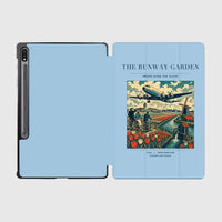Thumbnail for VINTAGE G4089 - The Runway Garden - Designed iPad & Samsung Tablet Cases design on lightblue samsung