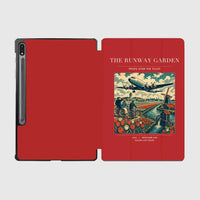 Thumbnail for VINTAGE G4089 - The Runway Garden - Designed iPad & Samsung Tablet Cases design on red samsung
