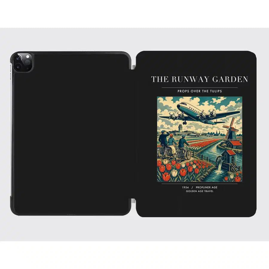 VINTAGE G4089 - The Runway Garden - Designed iPad & Samsung Tablet Cases design on black ipad