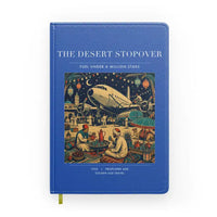 Thumbnail for VINTAGE G4090 - The Desert Stopover - Designed Notebooks design on blue