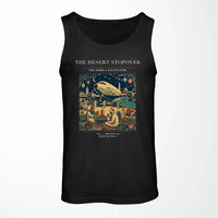 Thumbnail for VINTAGE G4090 - The Desert Stopover - Designed Tank Tops design on black