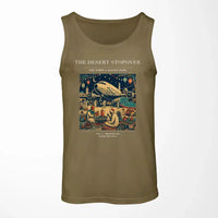 Thumbnail for VINTAGE G4090 - The Desert Stopover - Designed Tank Tops design on greenarmy
