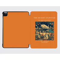Thumbnail for VINTAGE G4090 - The Desert Stopover - Designed iPad & Samsung Tablet Cases design on orange ipad