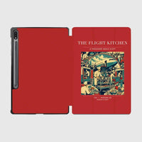 Thumbnail for VINTAGE G4092 - The Flight Kitchen - Designed iPad & Samsung Tablet Cases design on red samsung