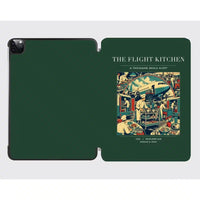 Thumbnail for VINTAGE G4092 - The Flight Kitchen - Designed iPad & Samsung Tablet Cases design on darkgreen ipad