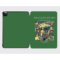 Thumbnail for VINTAGE G4092 - The Flight Kitchen - Designed iPad & Samsung Tablet Cases design on green ipad