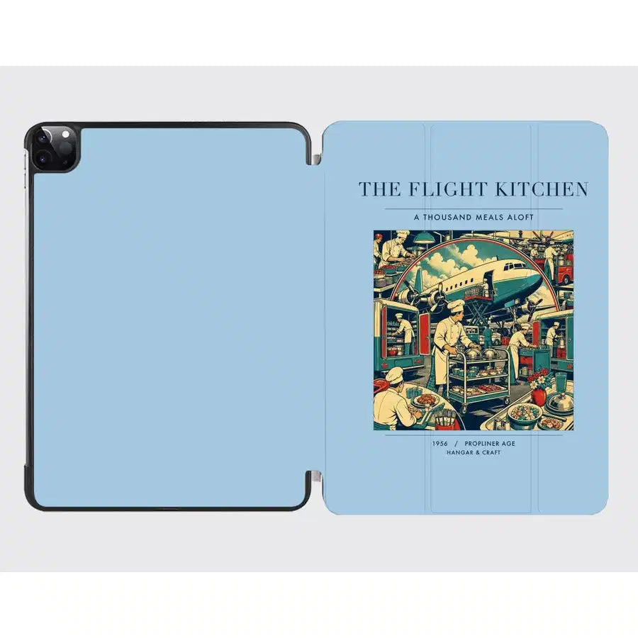VINTAGE G4092 - The Flight Kitchen - Designed iPad & Samsung Tablet Cases design on lightblue ipad
