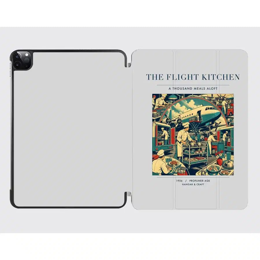 VINTAGE G4092 - The Flight Kitchen - Designed iPad & Samsung Tablet Cases design on lightgray ipad