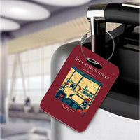 Thumbnail for VINTAGE G4093 - The Control Tower - Acrylic Luggage Tags design on darkred