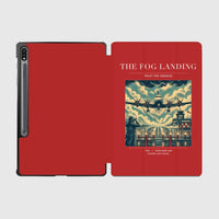 Thumbnail for VINTAGE G4095 - The Fog Landing - Designed iPad & Samsung Tablet Cases design on red samsung