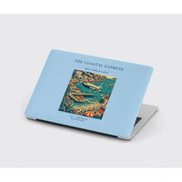 Thumbnail for VINTAGE G4096 - The Coastal Express - Designed MacBook Cases design on lightblue