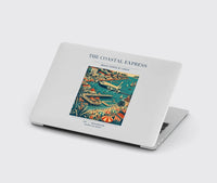 Thumbnail for VINTAGE G4096 - The Coastal Express - Designed MacBook Cases design on lightgray