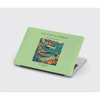Thumbnail for VINTAGE G4096 - The Coastal Express - Designed MacBook Cases design on lightgreen