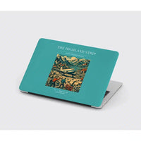 Thumbnail for VINTAGE G4097 - The Highland Strip - Designed MacBook Cases design on turquoise