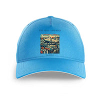 Thumbnail for VINTAGE G4098 - The Mail And Milk - Printed Hat design on lightblue