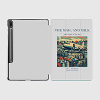Thumbnail for VINTAGE G4098 - The Mail And Milk - Designed iPad & Samsung Tablet Cases design on lightgray samsung