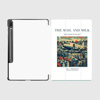 Thumbnail for VINTAGE G4098 - The Mail And Milk - Designed iPad & Samsung Tablet Cases design on white samsung